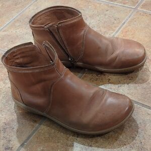 Birkenstock Bennington 38 Brown Leather Ankle Boots